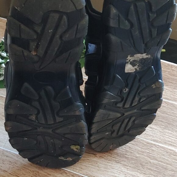 Anthony Luca Italy men size 43 black velcro breathable shoes EUC hiking - Picture 10 of 11